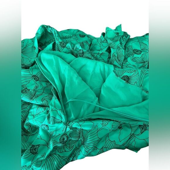 THE KOOPLES Floral Poppies Cutout Midi Dress - Picture 6 of 7